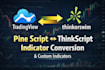 build and convert tradingview indicators