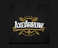 design outstanding axe arrow logo with express delivery
