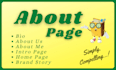 write SEO about us, me, bio, intro, home page for your website copy