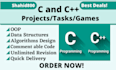 do c and cpp programming projects and games
