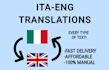 do italian to english and english to italian translations