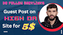 provide guest posts on tech website