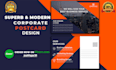 superb and modern postcard design