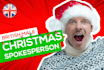 be your british male christmas spokesperson