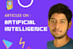write artificial intelligence SEO friendly articles for you
