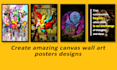 create amazing canvas wall art designs