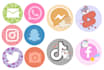 create instagram story highlight cover icon design