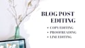 copy edit and proofread your blog post