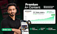 design premium a plus content or basic a plus content for your amazon product