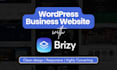 build wordpress business website using brizy pro builder