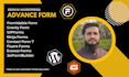 create or fix wordpress form using contact form 7, formidable, gravity form