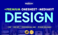 design speaker one sheet, flyers, sell sheet