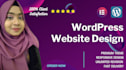 design a responsive wordpress website with astra theme
