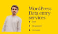 do professional ecommerce wordpress and shopify data entry