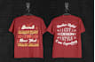 do creative typography and custom graphic t shirt design