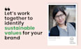 help develop a sustainable and circular brand strategy