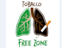 tobacco free zone sticker logo