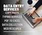 do data entry, pdf to excel conversion