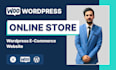 develop wordpress woocommerce website or wordpress ecommerce website