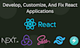 develop, customize, and fix react applications
