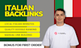 high quality italian backlinks for italy SEO with guarantee