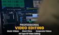 do professional video editing