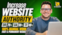 increase domain rating dr 40 60 70 and domain authority da50