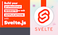 create svelte and sveltekit app with tailwindcss or scss