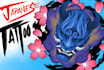 draw an oriental japanese tattoo