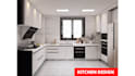 design and remodeling kitchen in realistic render in 4k