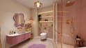 do bathroom interior design and laundry in 3d and render