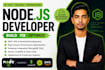 be your node js developer