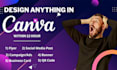 create motion banner, christmas motion flyer, social media posts, ads in canva