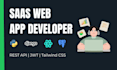build a saas web application with django rest API and react