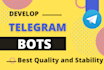 develop a professional telegram bot