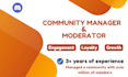 be discord moderator, discord server moderator