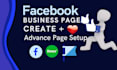 create facebook business page and advance page setup