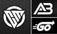 design a bold initial logo letters
