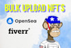 bulk upload nft to opensea
