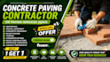 create concrete paving contractor or paving services video