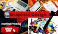 do creative and professional graphics design works