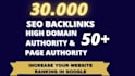 provide da 50 plus 5000 backlinks of high quality