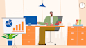 create a 2d explainer video animation