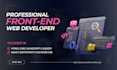 be your front end website developer using HTML CSS js