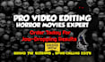 video editing, horror video editor for movies