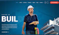design a clean modern construction website