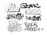 create handstyle graffiti tag or throwup for your logo or name
