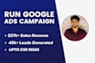 setup, optimize and manage ROI focused google ads campaign