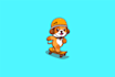 draw cute cartoon animal character