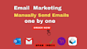 send emails manually one by one